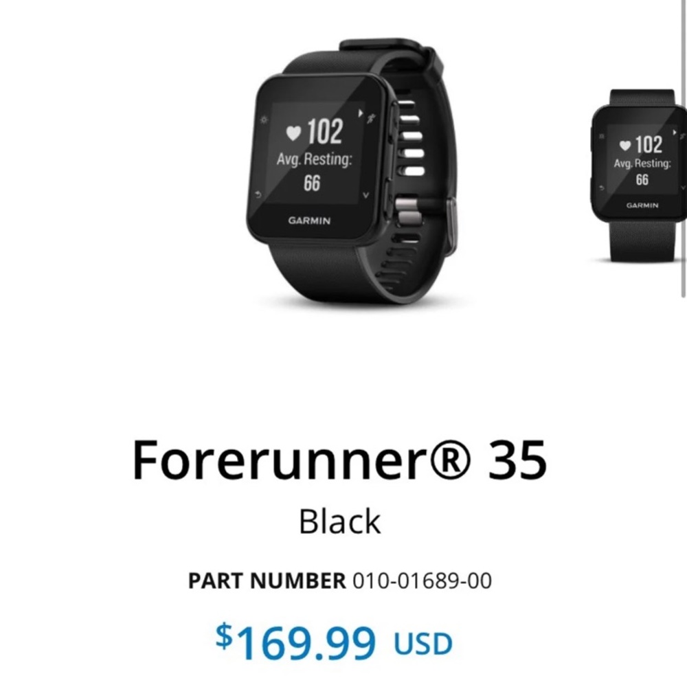 Garmin forerunner 35 sports watch